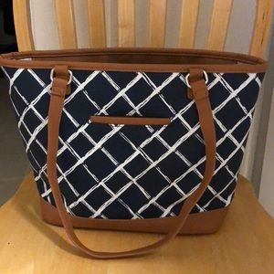 Thirty-one City Chic Bag Dash of Plaid Pebble